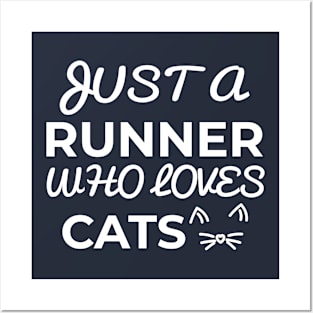 runner cat Posters and Art